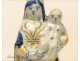 Virgin and Child in Nevers faience, eighteenth