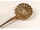 Spoon sprinkle silver flower shell Minerva Napoleon III 19th