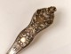 Spoon sprinkle silver flower shell Minerva Napoleon III 19th