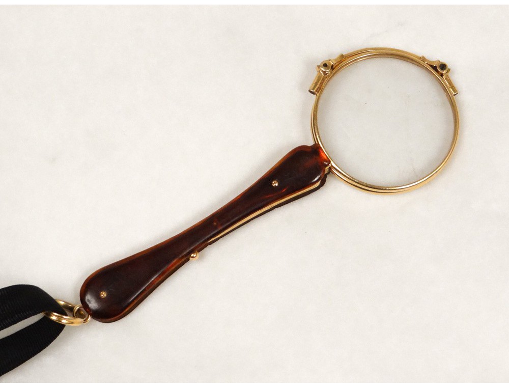 Lunette Ancienne En Or 18 Carats - Poinçon Tête D'aigle, Occasion, Bijou Vintage