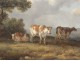 HST table landscape grazing herd cows Shepherd School French eighteenth