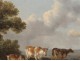 HST table landscape grazing herd cows Shepherd School French eighteenth