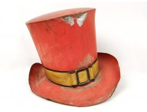 Rare teaches millinery store hat painted metal valves Britain nineteenth