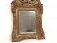 Mirror glass Regency Provencal flowers carved gilt mirror eighteenth