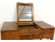 Dressing rustic Louis XV writing desk cherry desk ice eighteenth mirror