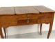 Dressing rustic Louis XV writing desk cherry desk ice eighteenth mirror