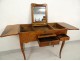 Dressing rustic Louis XV writing desk cherry desk ice eighteenth mirror