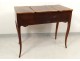 Dressing rustic Louis XV writing desk cherry desk ice eighteenth mirror