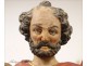 St. Paul statue in polychrome wood, 17th