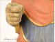 St. Paul statue in polychrome wood, 17th