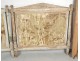 Executive bed lacquered wood carved shell flower bed antique eighteenth century