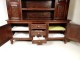 Buffet two-body bressan solid oak wood dresser flowers