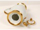 Paris porcelain teapot pouring tea gilding First Empire nineteenth century