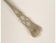 6 teaspoons gilt sterling silver flowers Minerva Napoleon III nineteenth