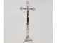 Christ crucifix cross silver antique bronze shells Jesus cross nineteenth