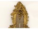 Thermometer gilded bronze cherubs putti flowers mascaron Napoleon III nineteenth