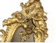 Thermometer gilded bronze cherubs putti flowers mascaron Napoleon III nineteenth