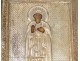 Russian Orthodox icon in silver 19th