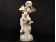 Beautiful alabaster sculpture angel butterfly putti G.Gambogi Art Nouveau nineteenth