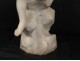 Beautiful alabaster sculpture angel butterfly putti G.Gambogi Art Nouveau nineteenth