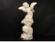 Beautiful alabaster sculpture angel butterfly putti G.Gambogi Art Nouveau nineteenth