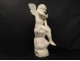 Beautiful alabaster sculpture angel butterfly putti G.Gambogi Art Nouveau nineteenth