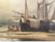 Rare marine HST table Jublin boat harbor Italy Basilica gilt frame 19th