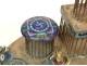 Cage crickets cloisonné enamels ancient Chinese dragons french enamel nineteenth
