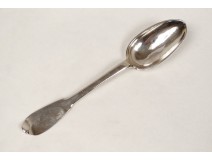 Spoon sterling silver antique french Farmers General eighteenth silver spoon
