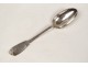 Spoon sterling silver antique french Farmers General eighteenth silver spoon