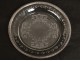 Sterling silver tray engraved crystal glass silver french antique Minerva 19th