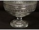 Compote cut crystal Baccarat St. Louis antique french glass nineteenth