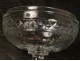Compote cut crystal Baccarat St. Louis antique french glass nineteenth