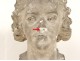 Plaster bust sculpture Enlightenment philosopher Montesquieu writer nineteenth century