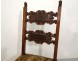 Renaissance carved walnut chair lilies women flesh seventeenth century