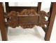 Renaissance carved walnut chair lilies women flesh seventeenth century