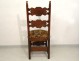 Renaissance carved walnut chair lilies women flesh seventeenth century