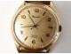 Wristwatch 18 carat gold Dermont Incabloc Swiss leather watch twentieth