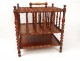 Magazine rack holder mahogany partitions Napoleon III nineteenth century magazine rack