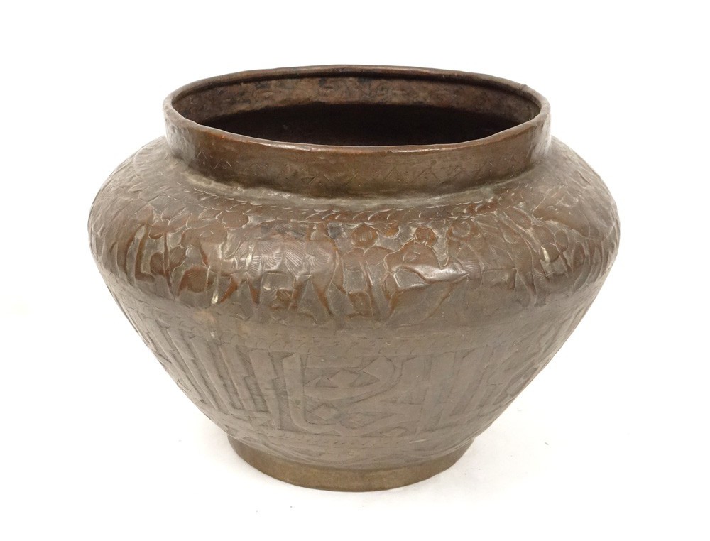 Cache-pot en Céramique Cuivré Gen Diamètre 7 cm (Lot de 2