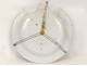 Round earthenware dish Rouen Nord France rose flowers Bérain eighteenth