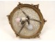 Gilt bronze chandelier suspended pendants pearl flowers Napoleon III nineteenth
