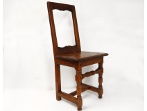 Lorraine chair antique oak french flesh seventeenth century