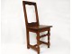 Lorraine chair antique oak french flesh seventeenth century