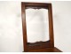 Lorraine chair antique oak french flesh seventeenth century