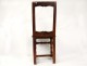 Lorraine chair antique oak french flesh seventeenth century