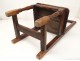 Lorraine chair antique oak french flesh seventeenth century