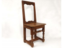 Lorraine chair antique oak french flesh seventeenth century