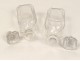 Pair cut crystal liquor decanters Baccarat St. Louis glass nineteenth century