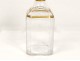 Alcohol liquor decanter cut crystal antique gilt french nineteenth century